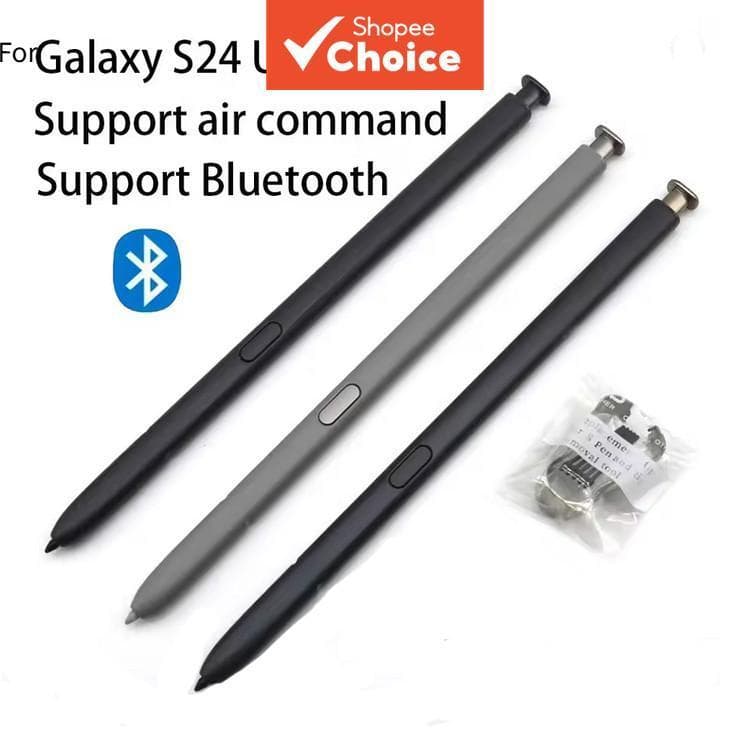  Original para Samsung Galaxy S24 Ultra Touch Screen Caneta Stylus S Pen Lápis Com função Bluetooth suporte para air