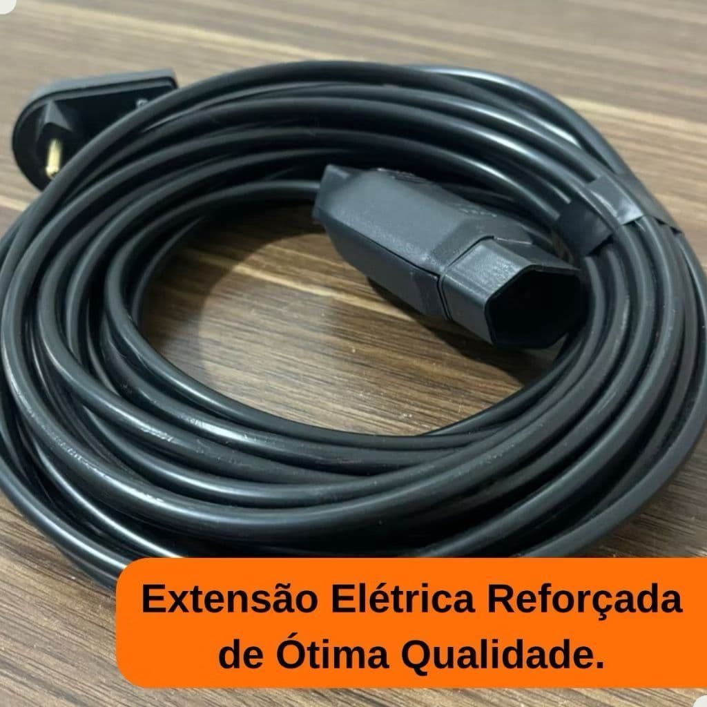 Extensão Eletrica 20 Metros Reforçada Profissional 10/20a cabo 2 x1.5