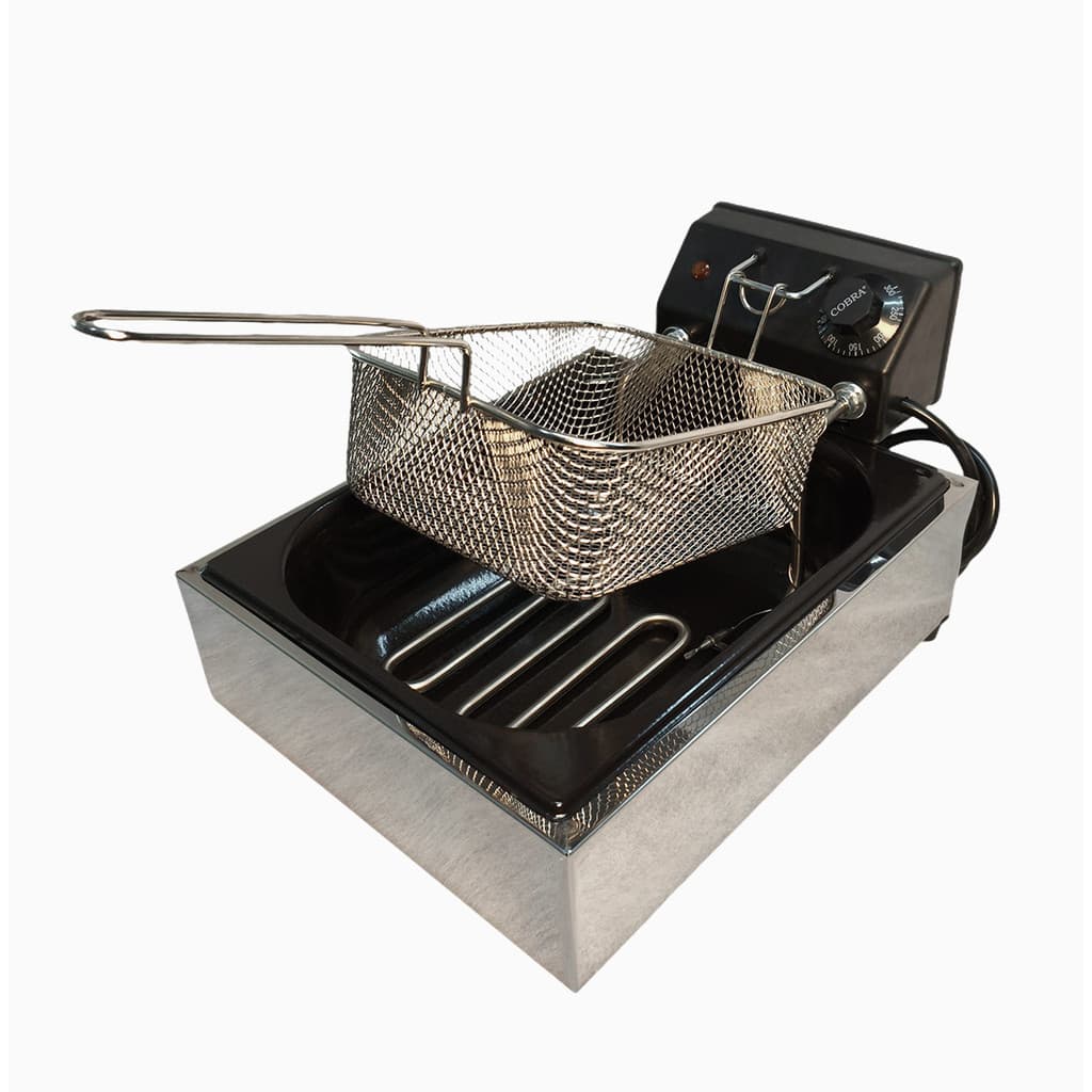 Fritadeira Elétrica 5 Litros Com Cesto Cuba Esmaltada Fryer Max