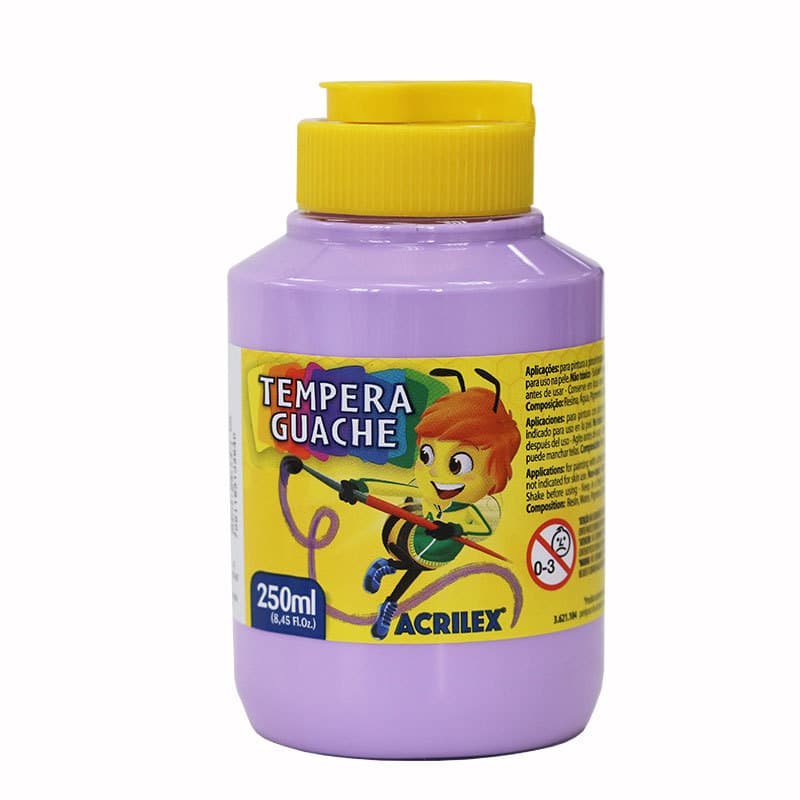 Tinta guache Lilás 250ml 528 Acrilex