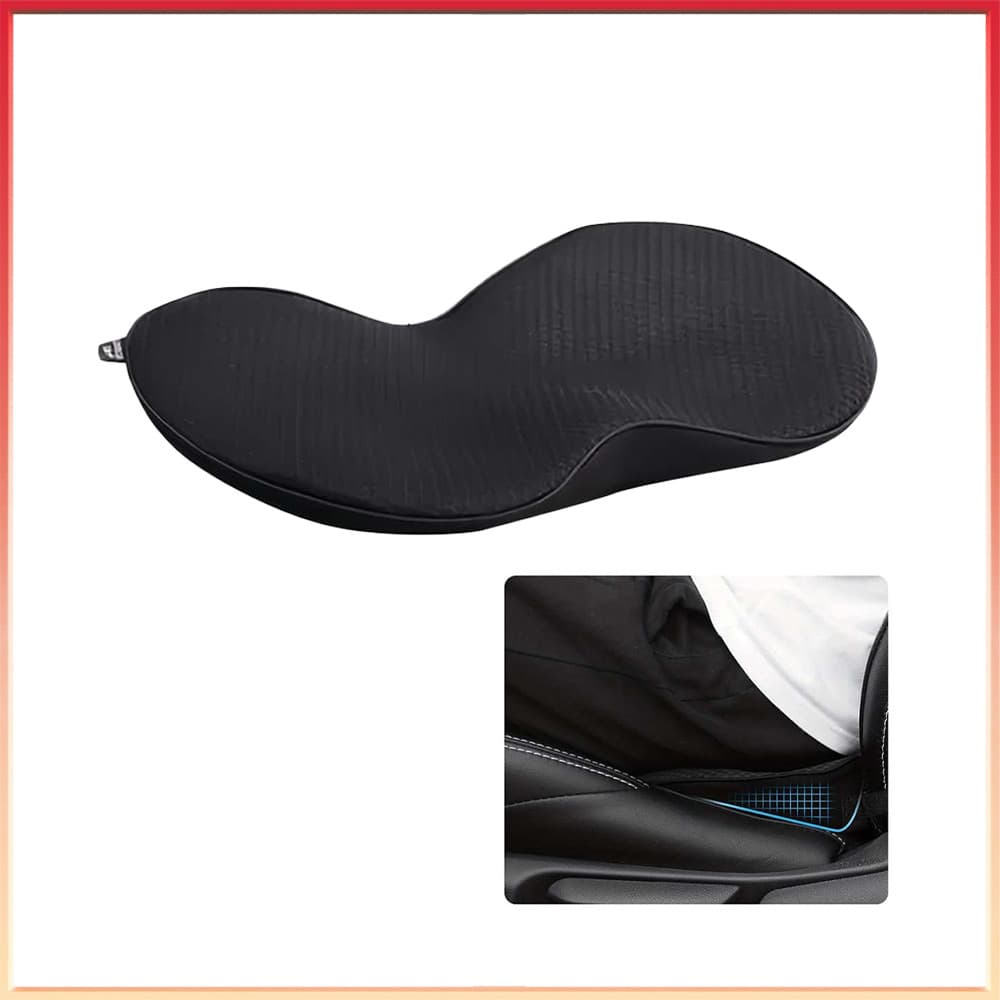 Suporte Lombar e Assento para Carro 2 em 1-Espuma Viscoelástica, Rede Transpirável,Ideal para Dirigir ou Trabalhar