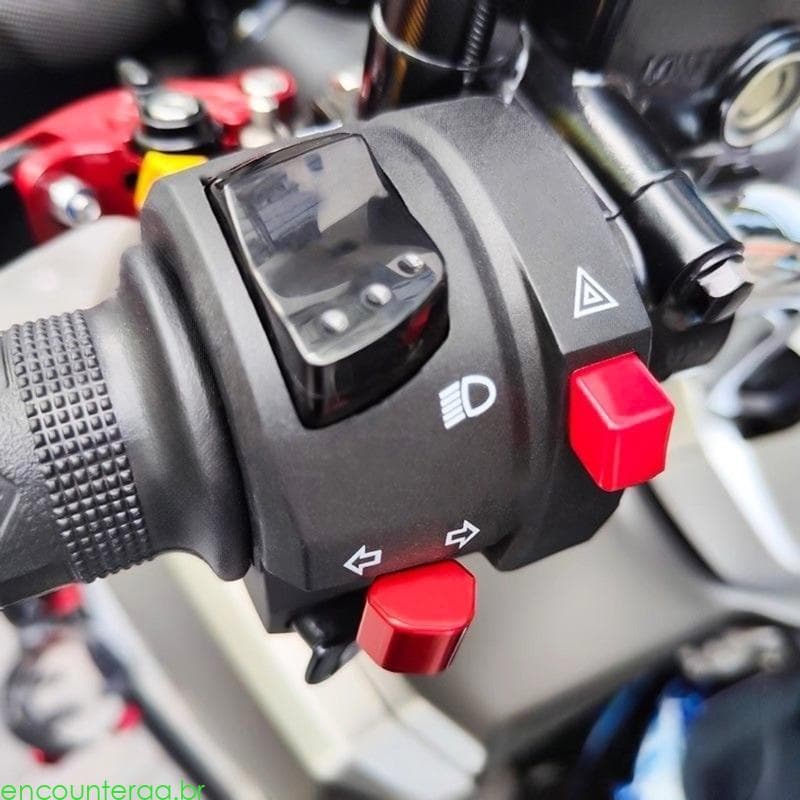 Encountera Interruptores Motocicleta Resistentes À Corrosão, Elegante, Acessório, Instalação Botão Para Longa D
