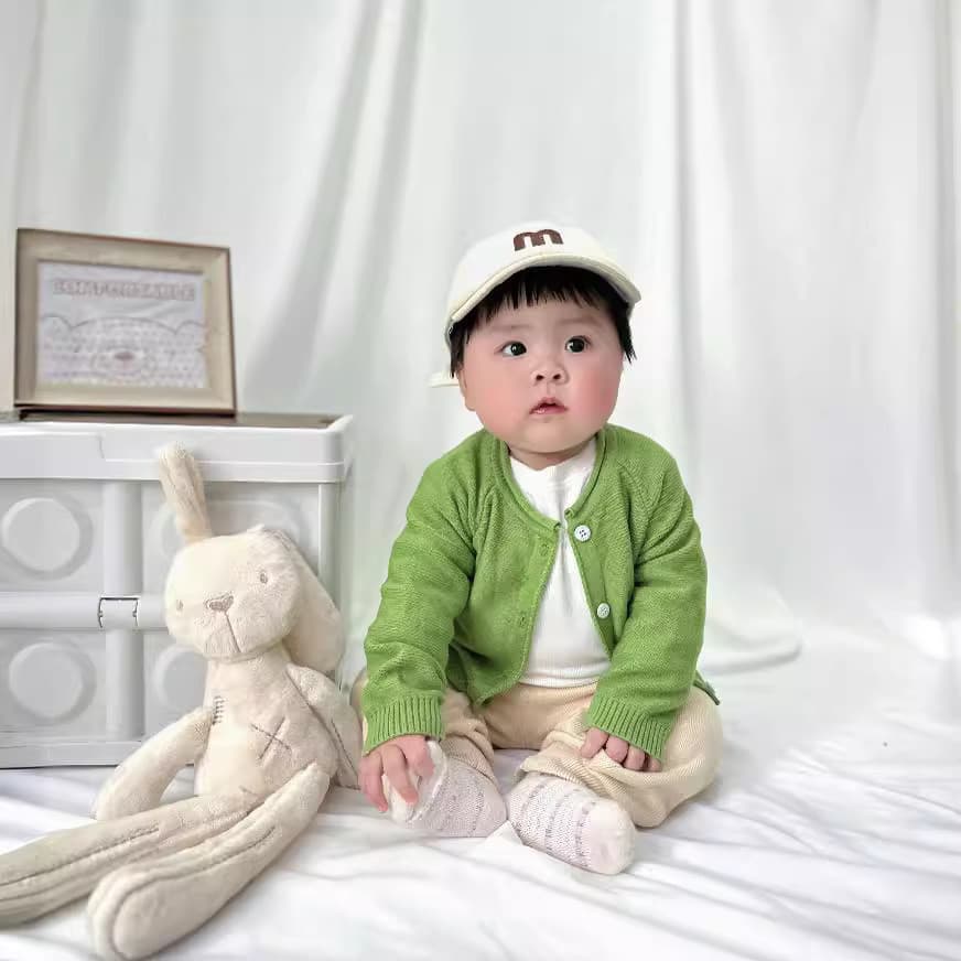 Fornecimento ao vivo 2024 novo estilo roupas infantis camisola primavera bebê crianças em torno do pescoço jaqueta de co