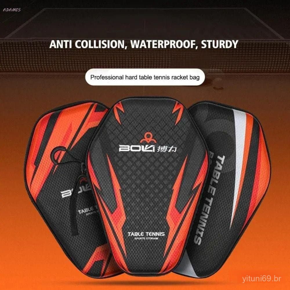 Sacos Para Raquete De Tênis De Mesa ADAMES , Bolsa De Armazenamento De Pong À Prova De Poeira E Casca Dura , Capa Protet