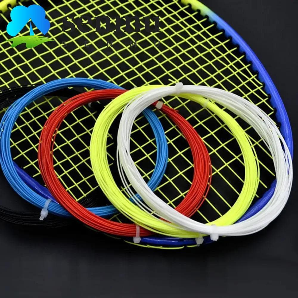 Corda De Raquete De Badminton SENMU , Cordas De Treinamento Elásticas Altas Duráveis , Linha Colorida De 0.7 Mm