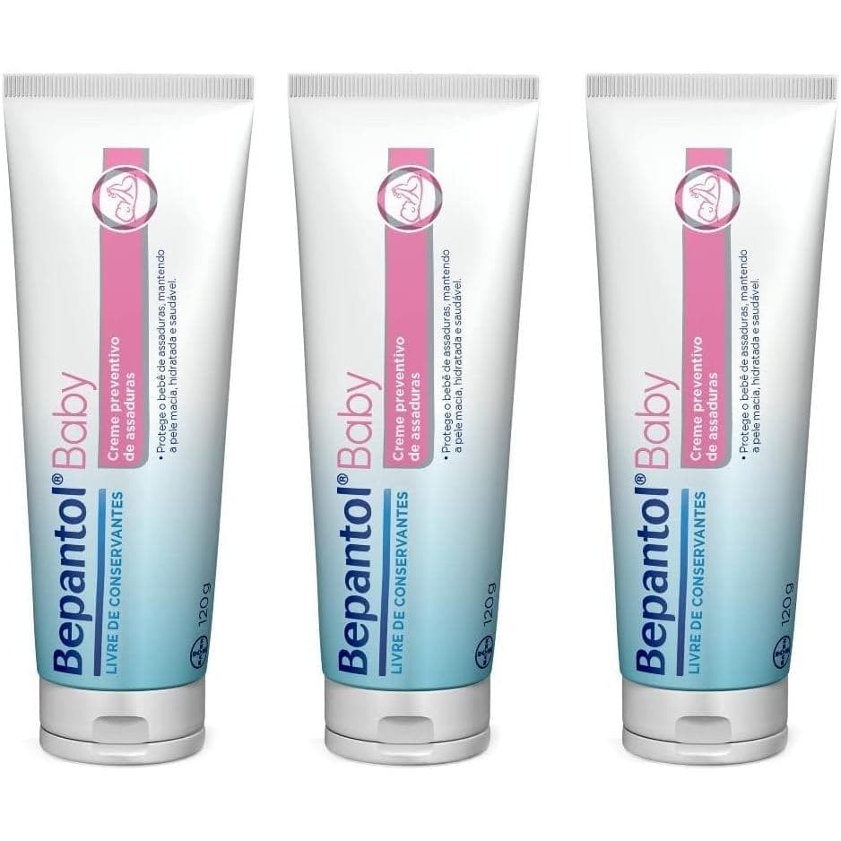 KIT C/ 3 BEPANTOL BABY  C/120G Pomada