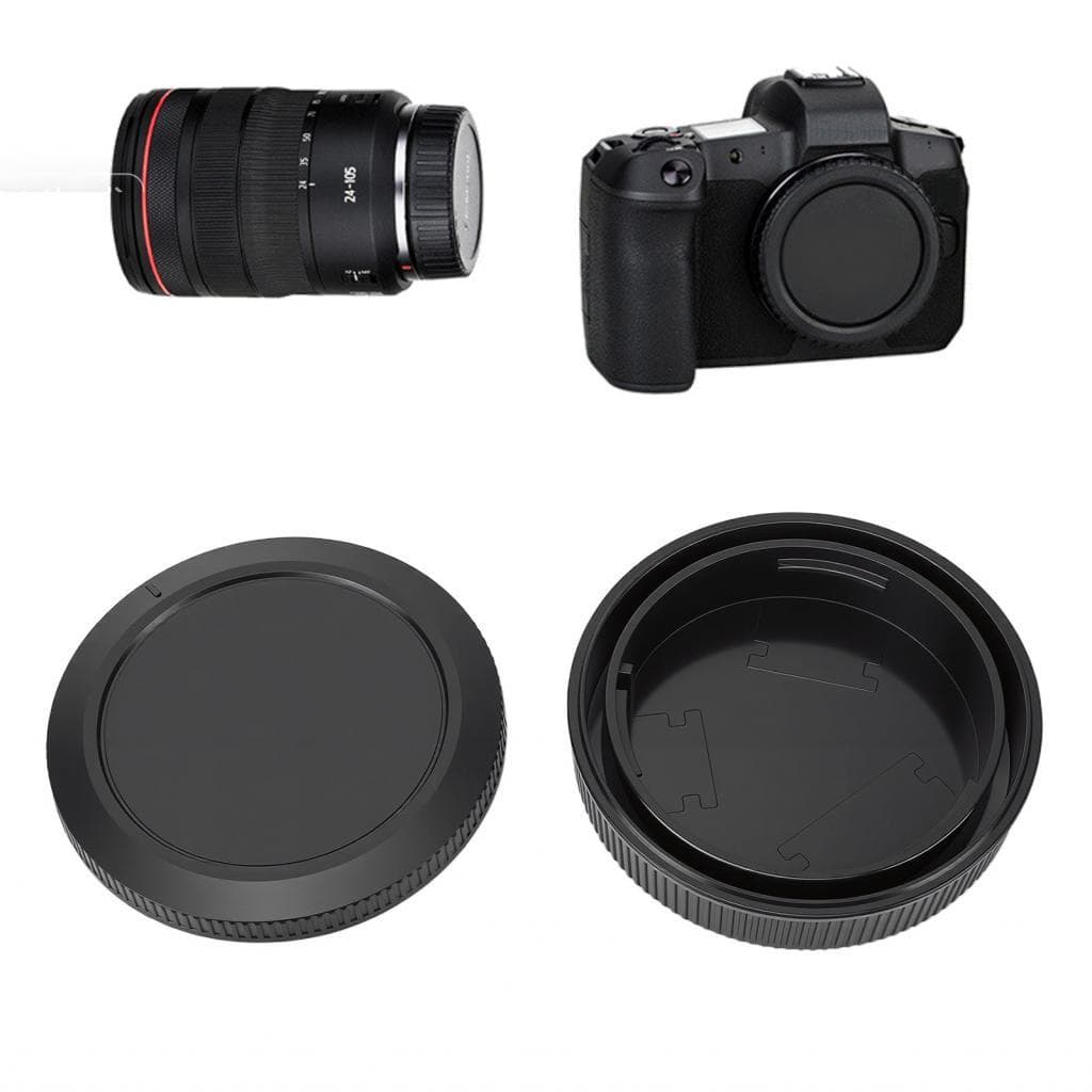 Kit de capa de lente traseira com tampa de montagem RF para EOSR R50 R62 R5 RP R6 R8 R10 R7