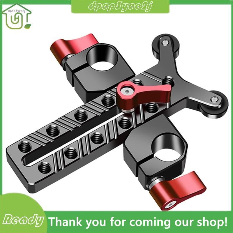 Braçadeira De Tubo De Haste De 15mm , Adaptador De Lente De Câmera , Telefoto , 1/4 Furos , Suporte , Gaiola Sistema De 