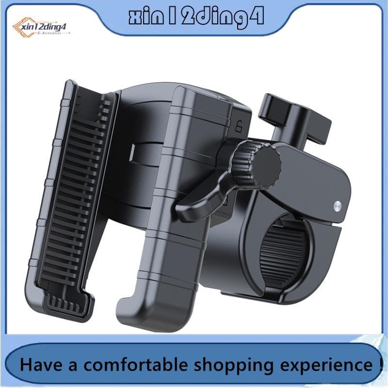 Suporte De Telefone Para Motocicleta , Ajuste De 360 Graus , À Prova De Choque , Operação Com Uma Mão , Bicicleta Móvel