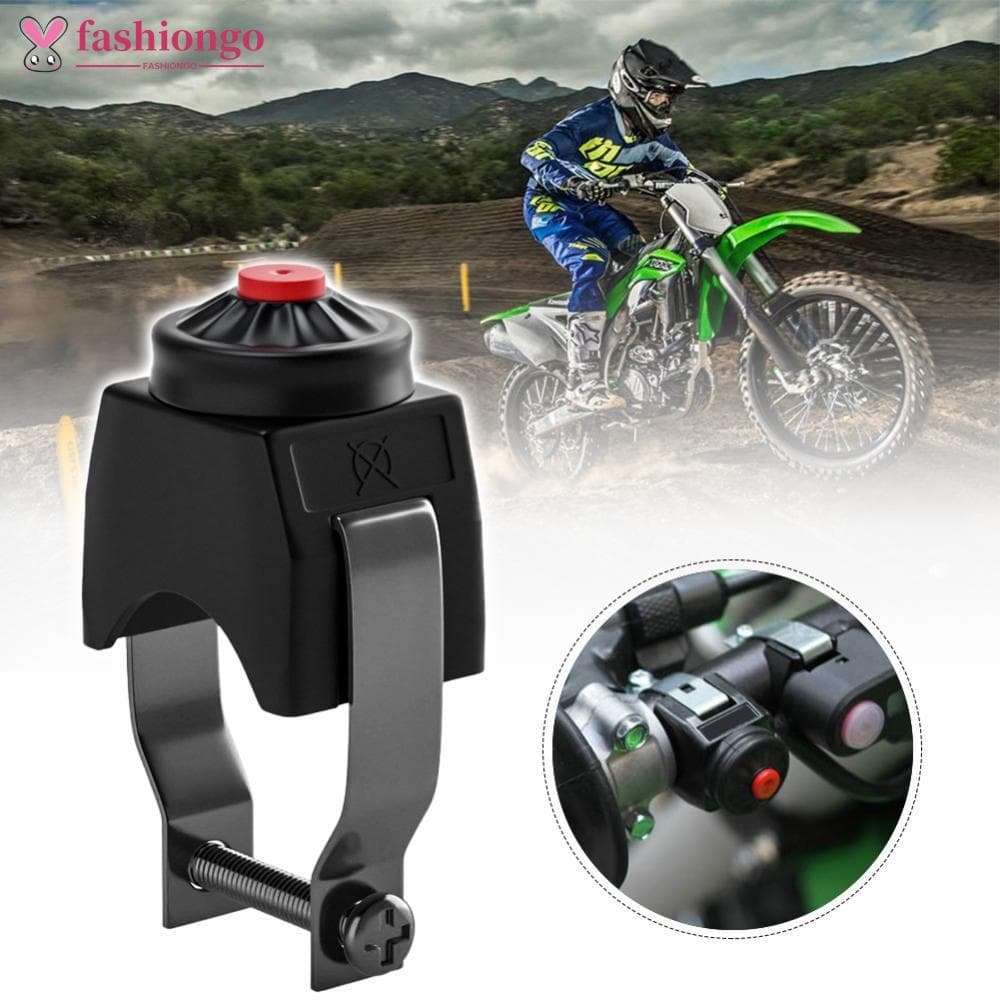 FASHIONGO Motocicleta Dual Sport Dirt Quad Start Horn Kill Off Stop Switch Botão Buzina Starter Para ATV Bicicleta Elétr