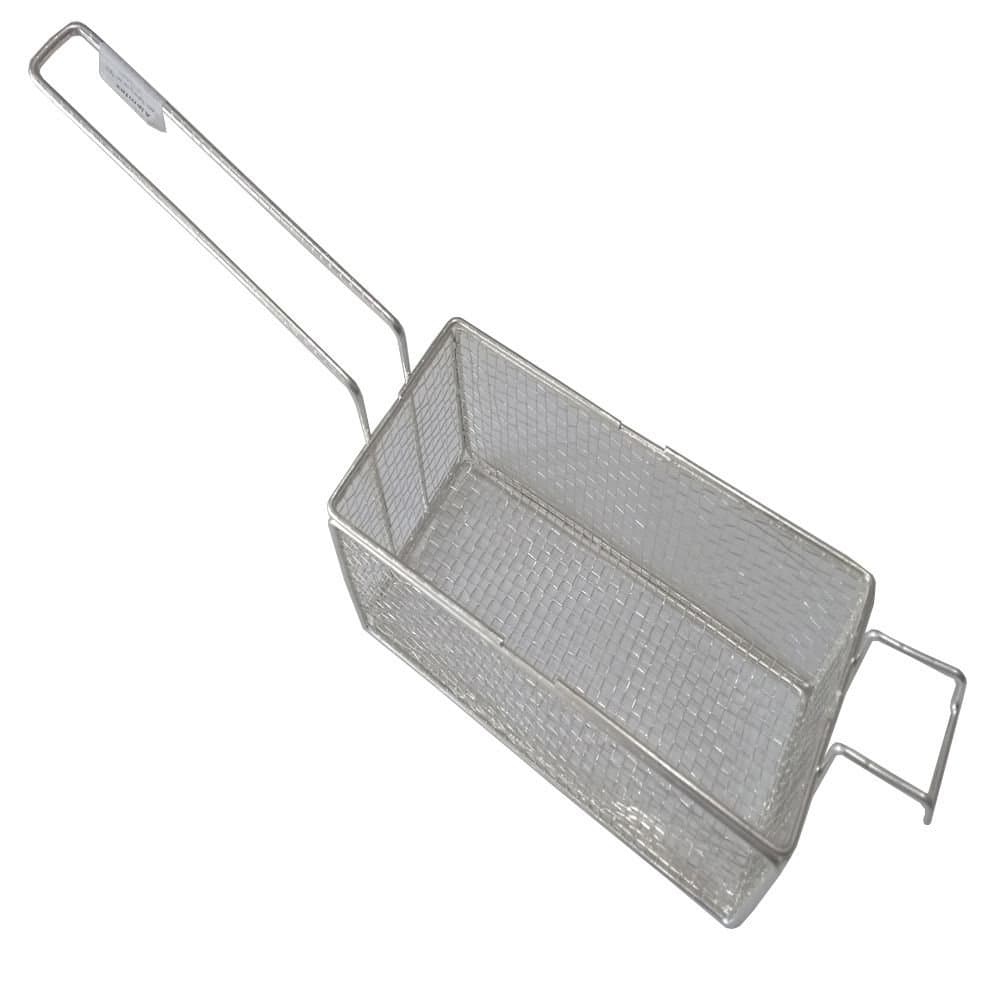 Cesto D Fritura  Em Tela 24x11x10cm P Fritadeira Retangular