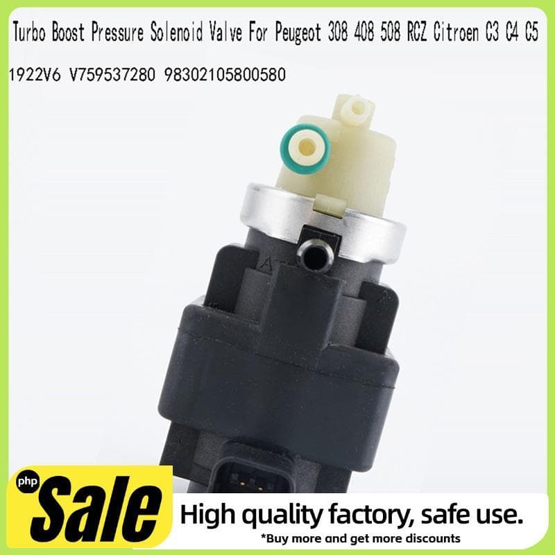 9830210580 Válvula Solenóide De Pressão Turbo Boost Para 408 508 RCZ C3 C4 C5 1922V6 V759537280