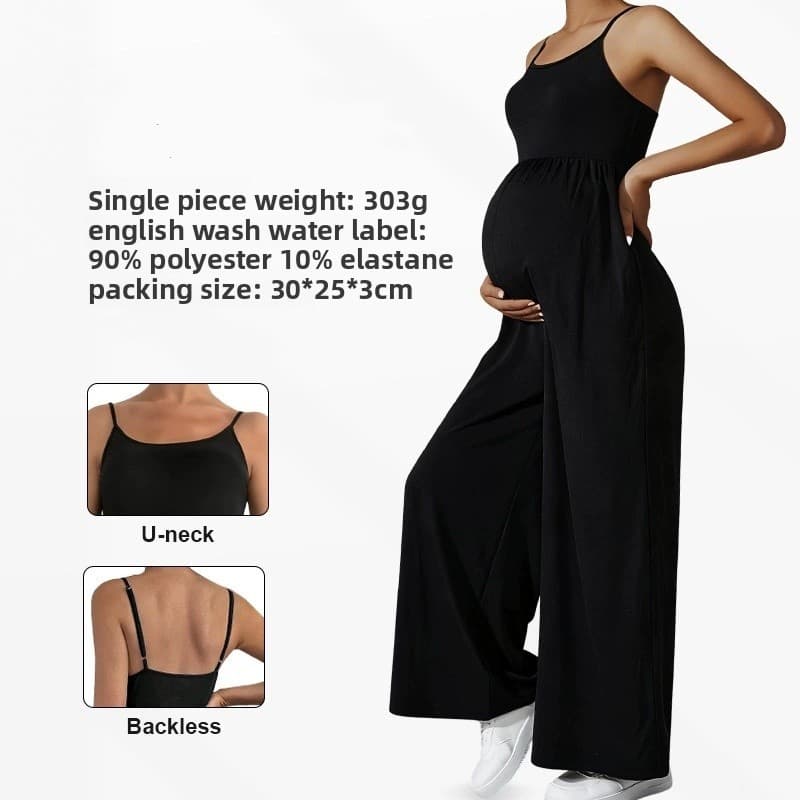 Outono novo estilo maternidade wear estilingue macacão solto mais magro olhar Casual ao ar livre wear maternidade wear m