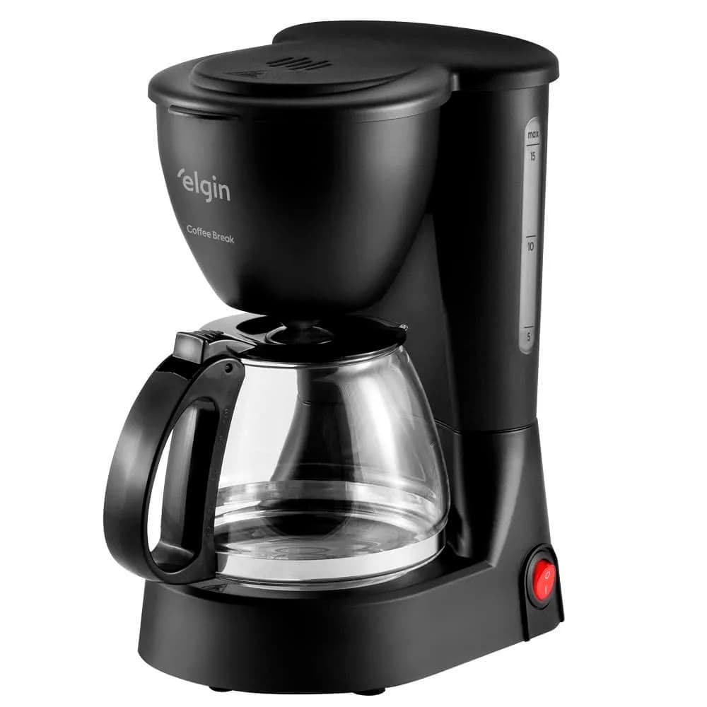 Cafeteira Elétrica Elgin Coffee Break 600ml 15 Xícaras Preta - 110V