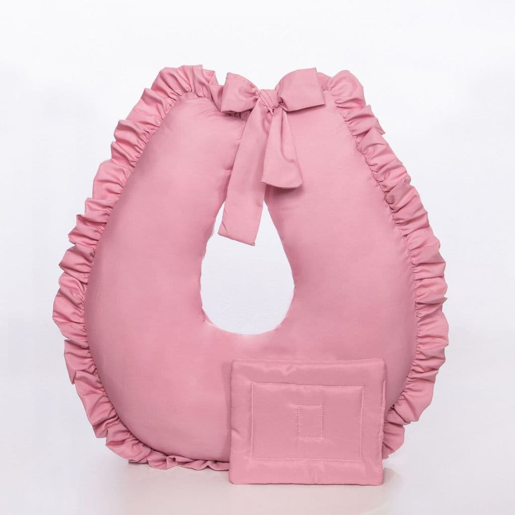 Kit de Almofada de Amamentação com Zíper Refil e Apoio Berço Basic