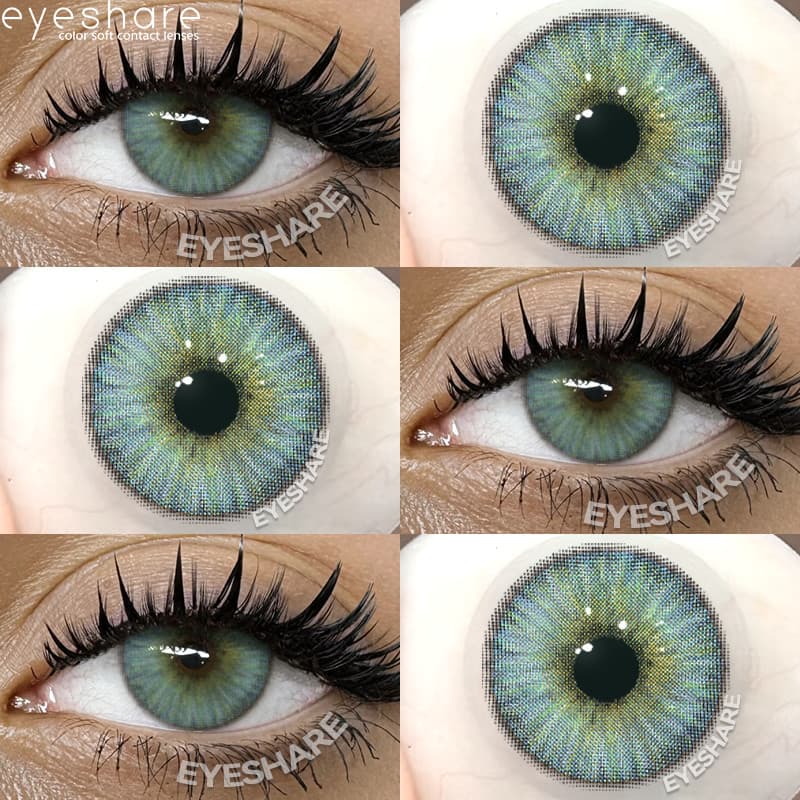 Lente De Contato Macia Eyeshare Lentes Coloridas De Olhos Azuis Da Moda