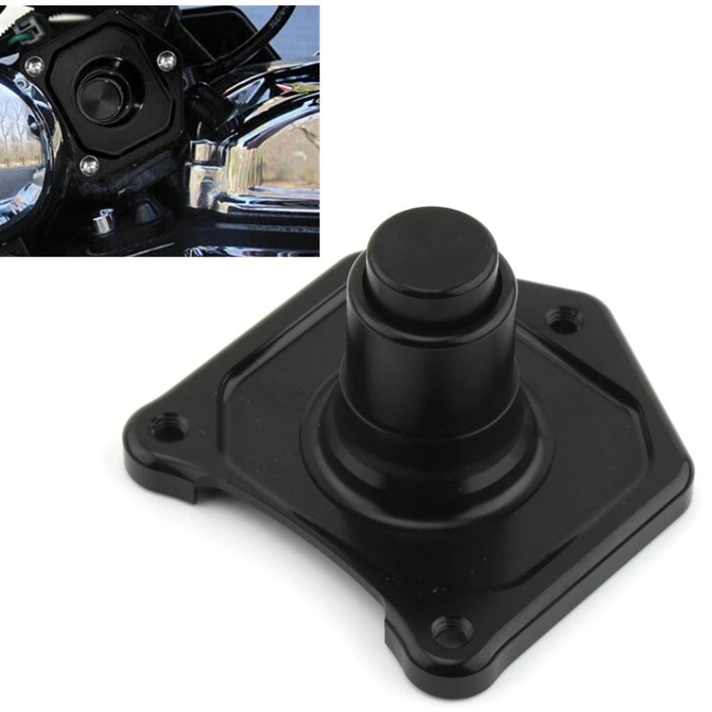 Para Harley Dyna/Softail/Glide/Street Bob/Quebra/Fat Motocicleta Starter Solenóide Capa Botão
