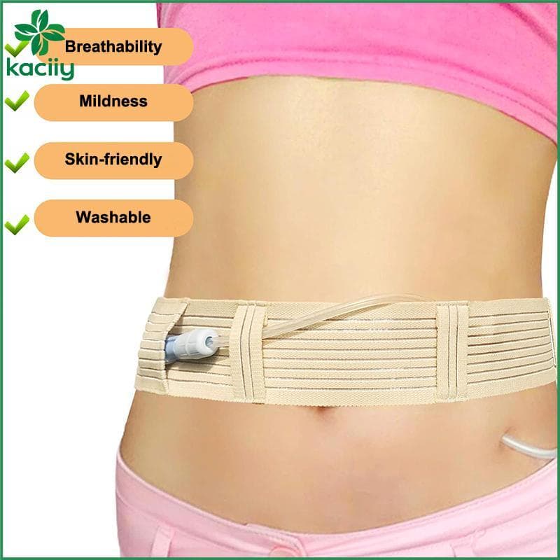 Cinto Abdominal Respirável Ajustável S/M/L De Conduíte De Diálise Peritoneal Tubo Acessório De Proteção