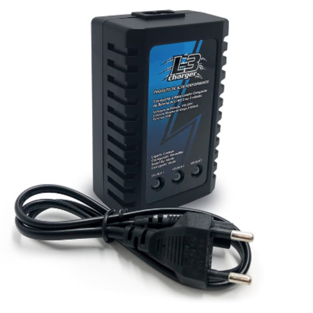 Carregador Bateria de lipo 2s / 3s Airsoft Leao L3 Original