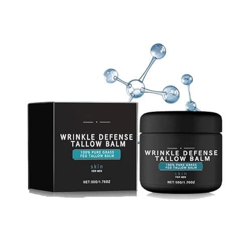 Bálsamo Anti-Rugas Forge Wrinkle Defense, Creme Noturno Hidratante e Anti-Rugas para Homens, Creme Hidratante Refrescant