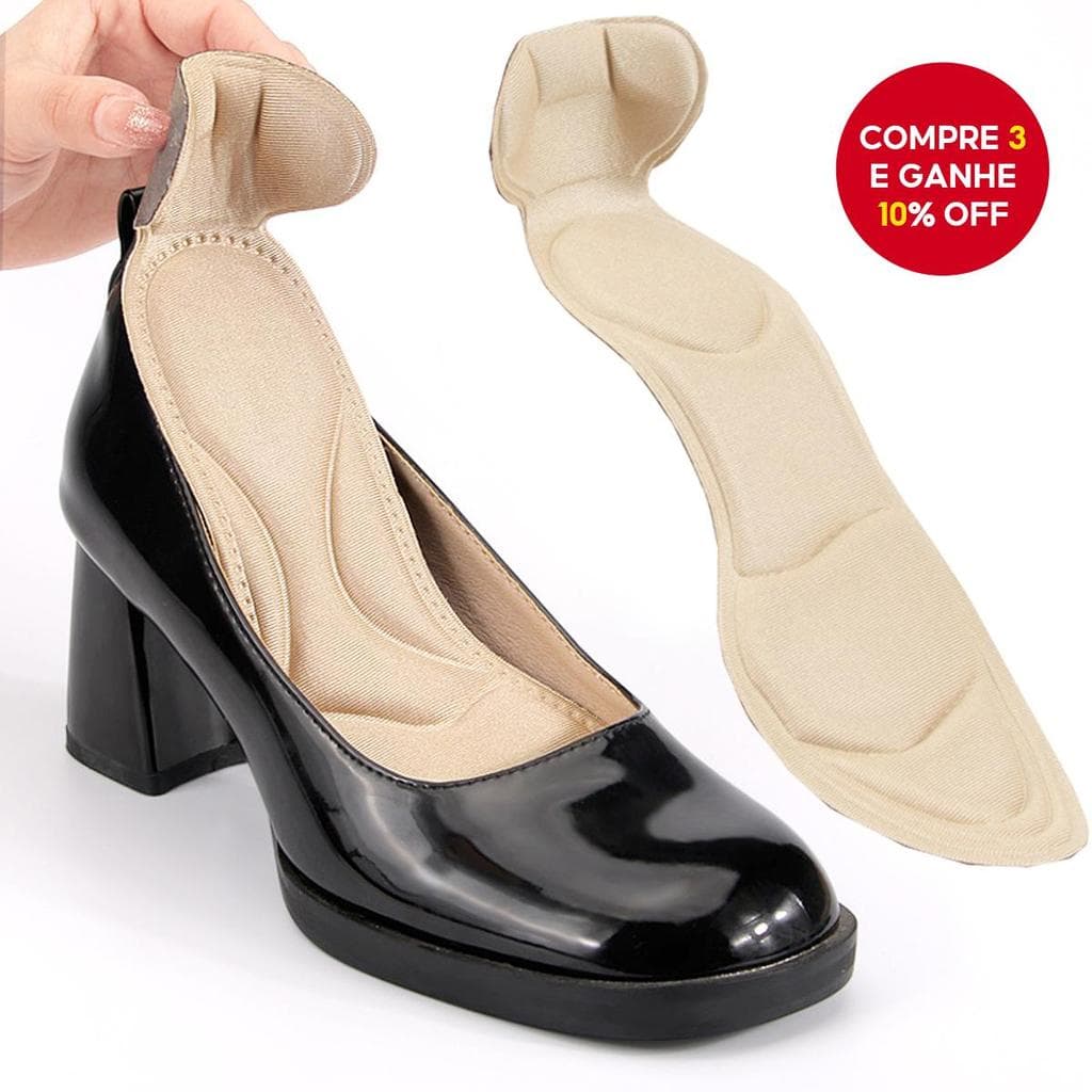  1 Par de Palmilhas Confortáveis para Salto Alto e Sapatos Largos - Alívio de Dor para Metatarso, Arco e Calcanhar,