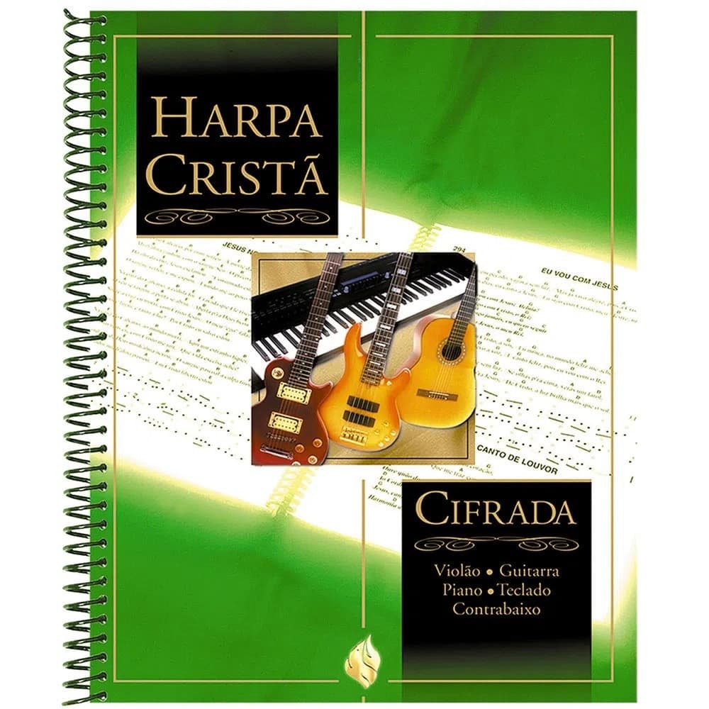 Harpa Cristã Cifrada Cpad Guitarra - Violão -Teclado - Piano