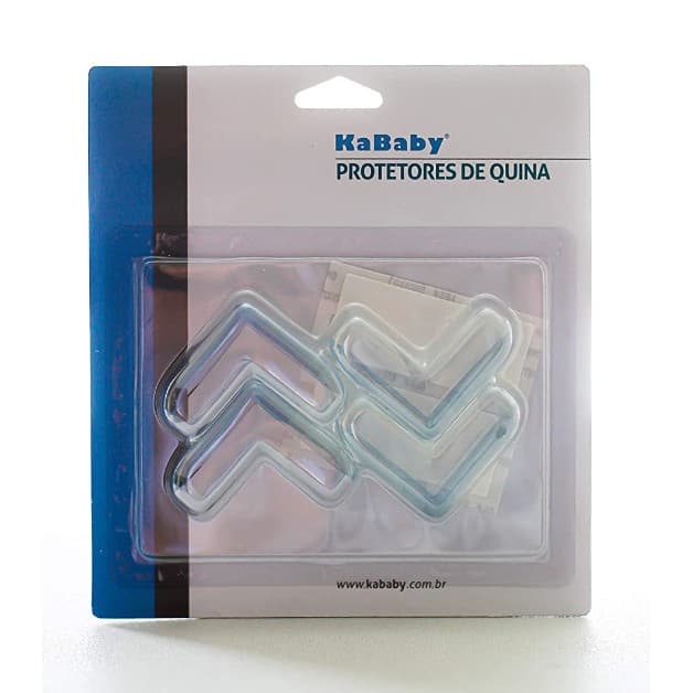Kit 4 Protetores De Quina Angulares Para Crianças - Kababy