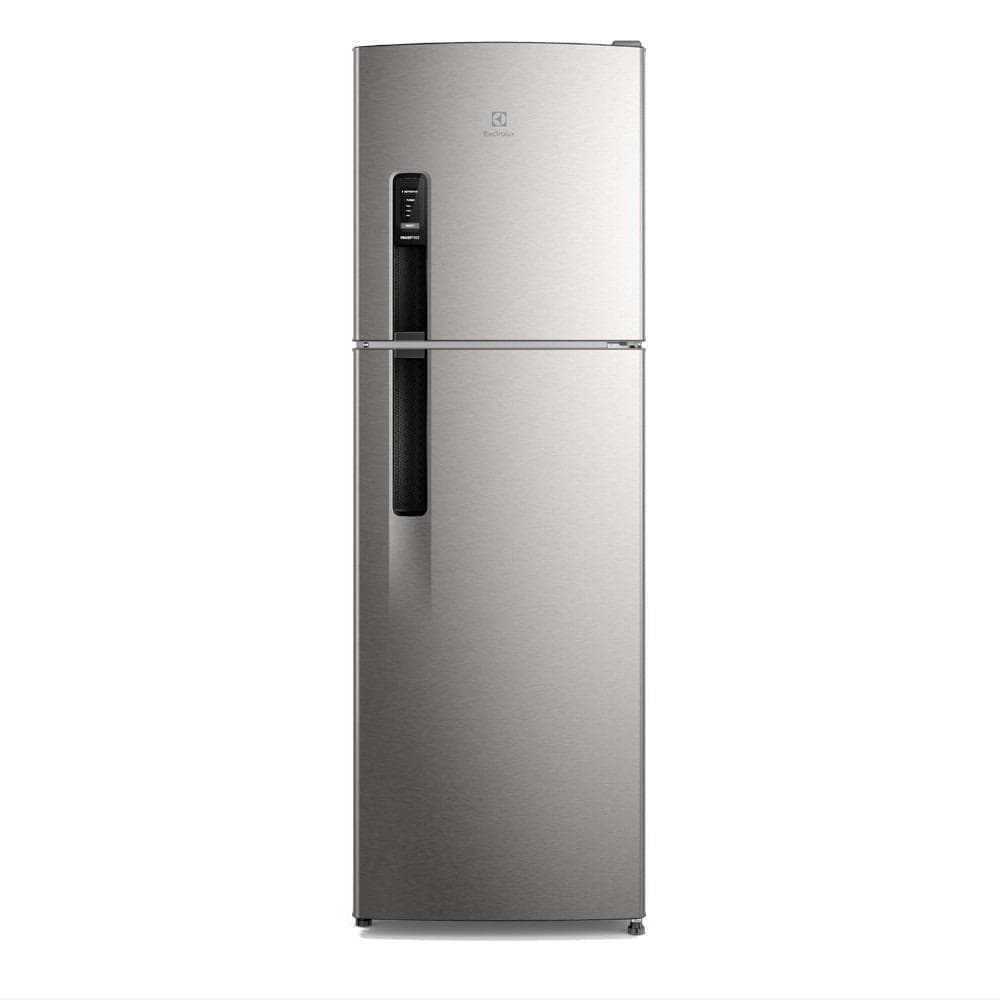Geladeira Electrolux Frost Free 400L AutoSense Inverter Duplex Inox Look (IF44S)