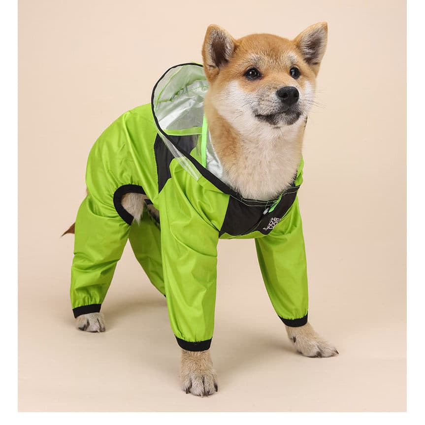 Capa de chuva com tudo incluído para cachorro, quatro pernas, Shiba inu, Teddy, Bichon, Poodle, Akita inu, Jing, brasil,