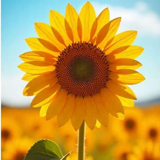 Sementes Girassol de Jardim Amarelo Alto