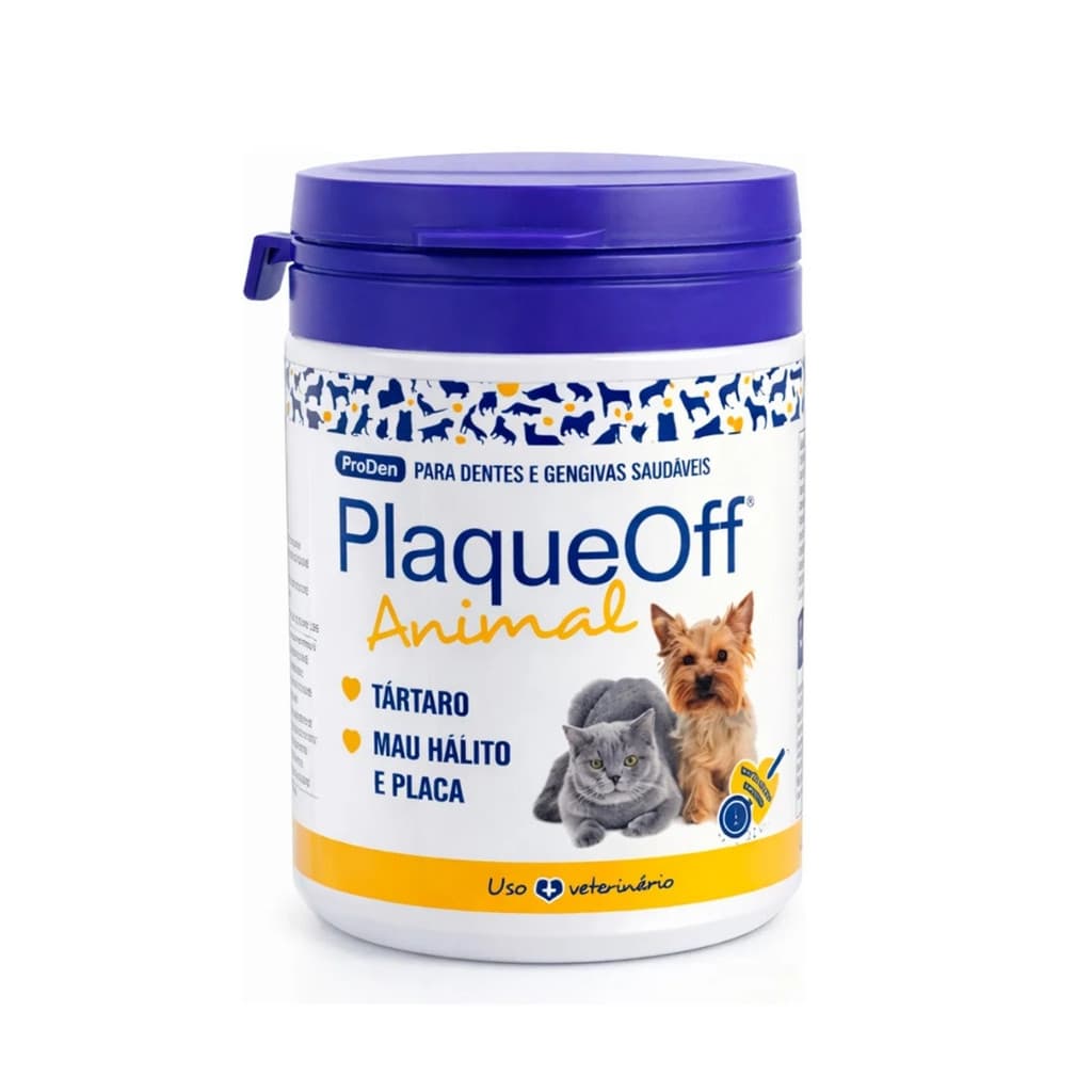 Plaque Off Inovet 40g Tratamento Dentário