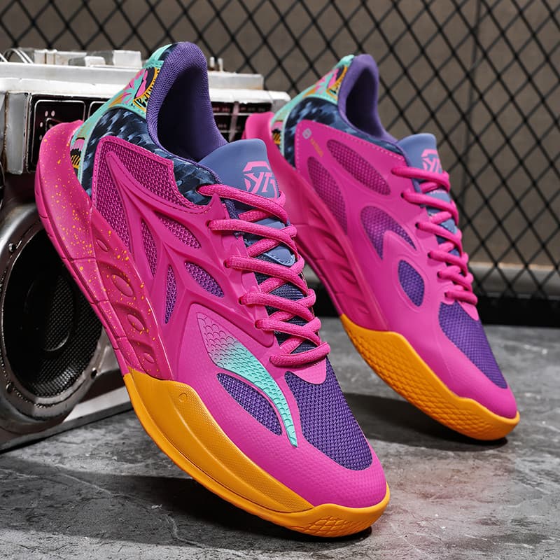 Piscando 12 tênis de basquete juventude baixo-Top profissional prático tênis antiderrapante amortecimento resistente ao 