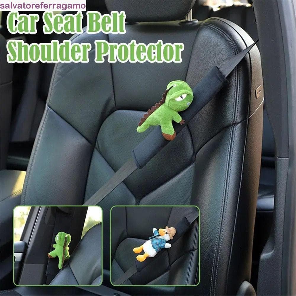 Protetor De Cinto De Segurança SALVATOREFERRAGAMO , Capa De Carro De Dinossauro Animal , Pelúcia Macia