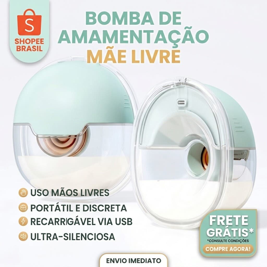 HANVIK Bomba Tira-Leite Elétrica Vestível Mãos-Livres | Massageador Estimulador de Lactação, Sucção Forte,