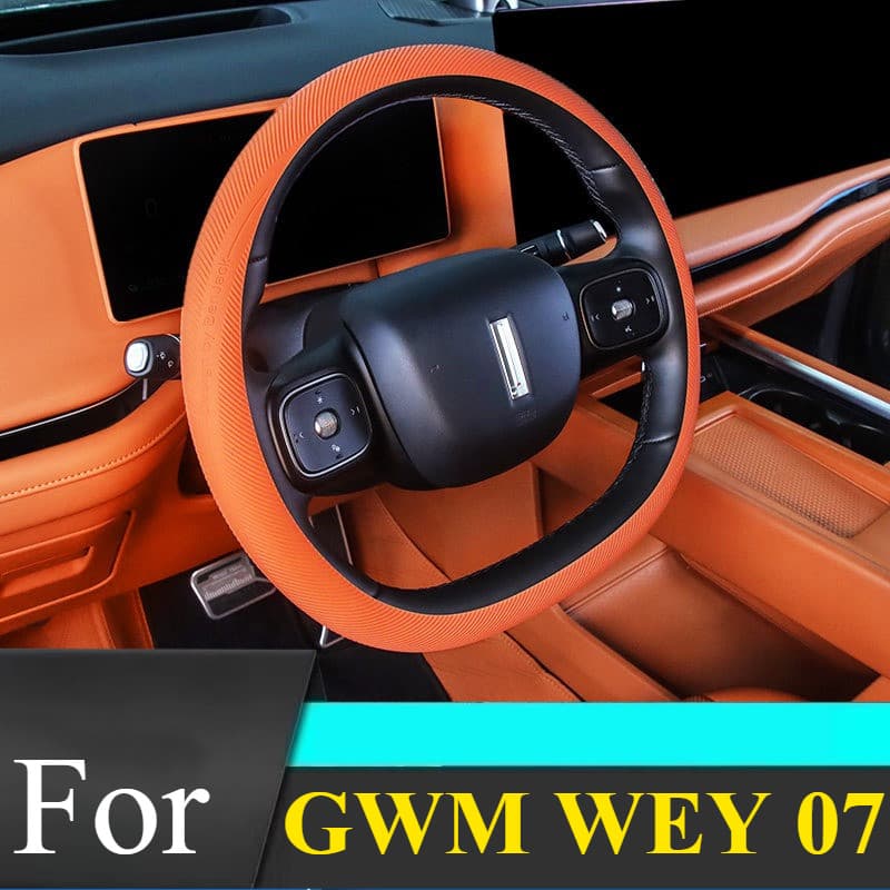 Para GWM WEY 07 Capa De Volante Antiderrapante E Resistente Ao Suor , Acessório Interior Ecológico Inodoro