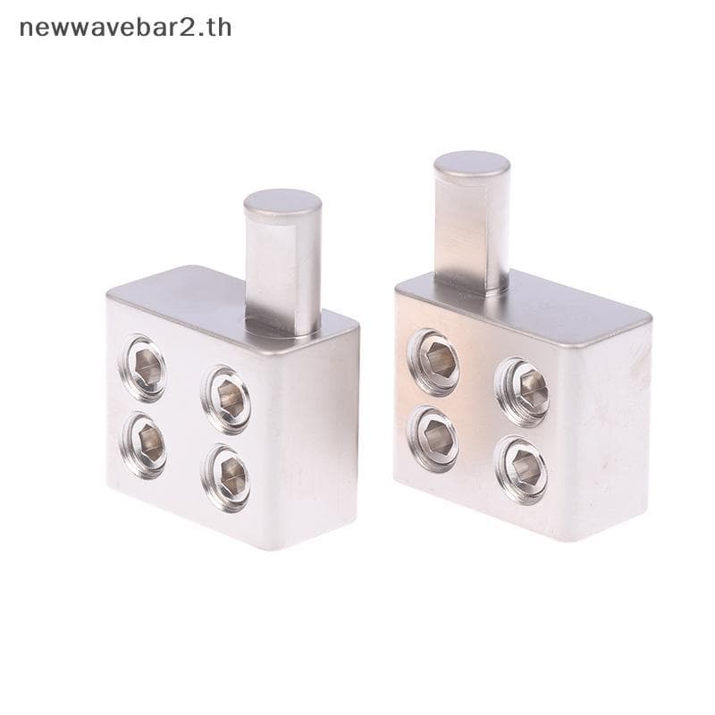 waveba 1 Par Divisor De Áudio Do Carro Fio Fonte De Alimentação Terminal Amplificador Duplo Medidor 1/0 Para Amp Redutor