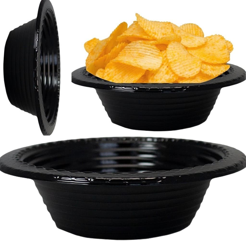 Prato Descartável Fundo Cumbuca 12cm 100 Unidades Petiscos Festa Bolo Salgadinho Doces Varias Cores