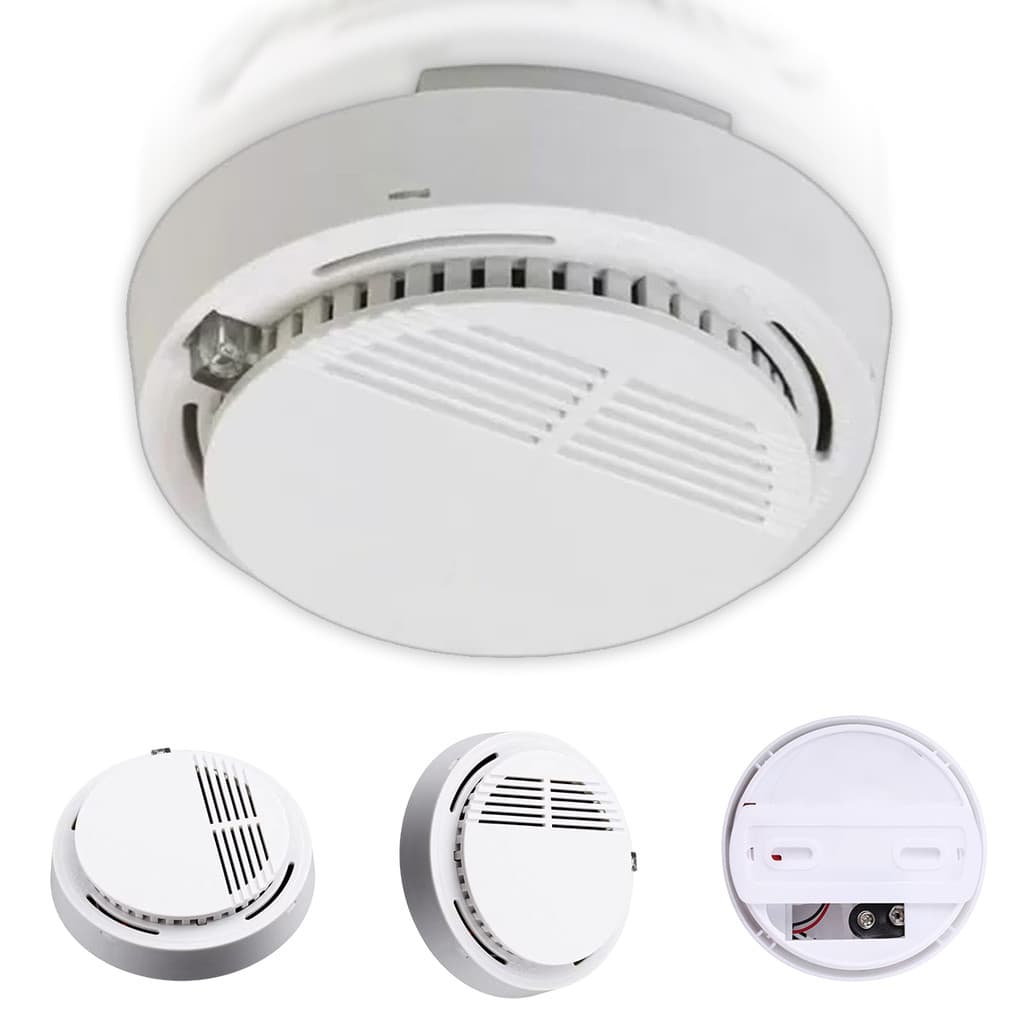 Detector De Incendio Alarme Fumaca Fogo Sensor Fotoeletrico Seguranca Casa Empresarial Comercial Protecao Do Lar