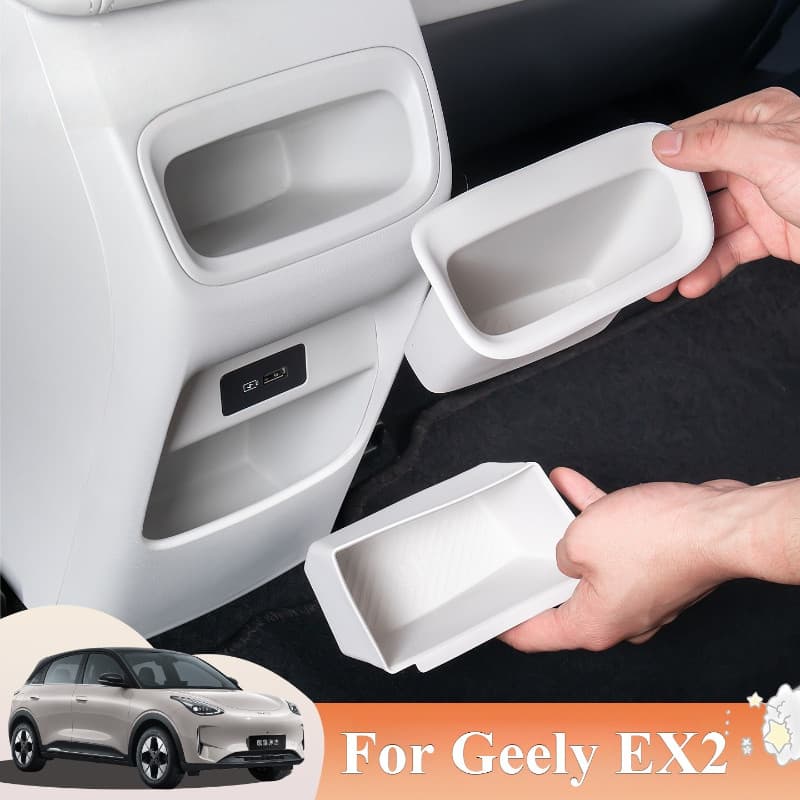 Para Geely EX2/Geome/Xingyuan : Organizador De Ventilação Traseira De Silicone-Conjunto De 2 Peças Com Design Suspenso (