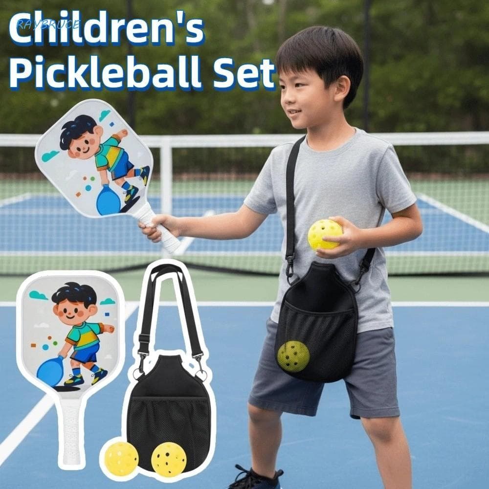 Conjunto De Pickleball Infantil Raybre , Leve De Desenho Animado , Durável