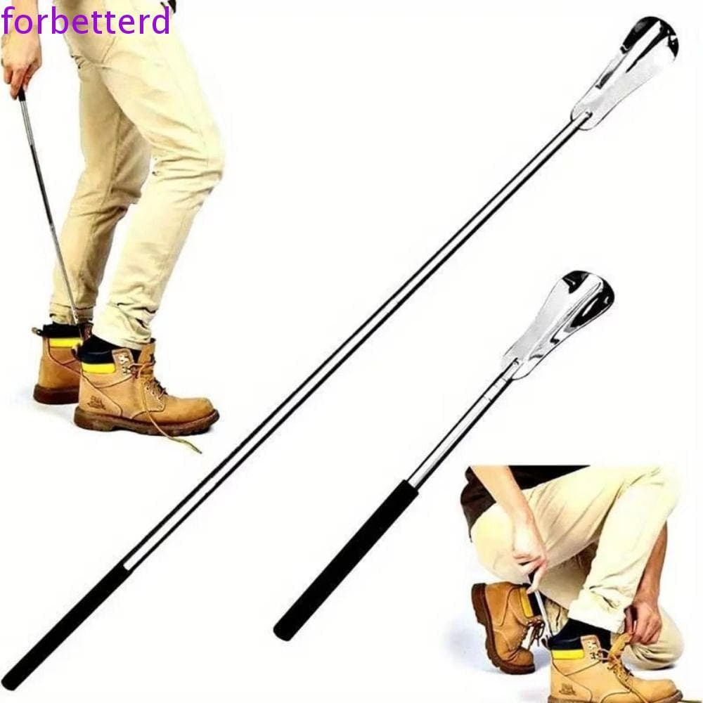 Buzina De Sapato Extensível FORBETTERD , Calçadeira Telescópica Ergonômica De Design Flexível De Cabo Longo Durável
