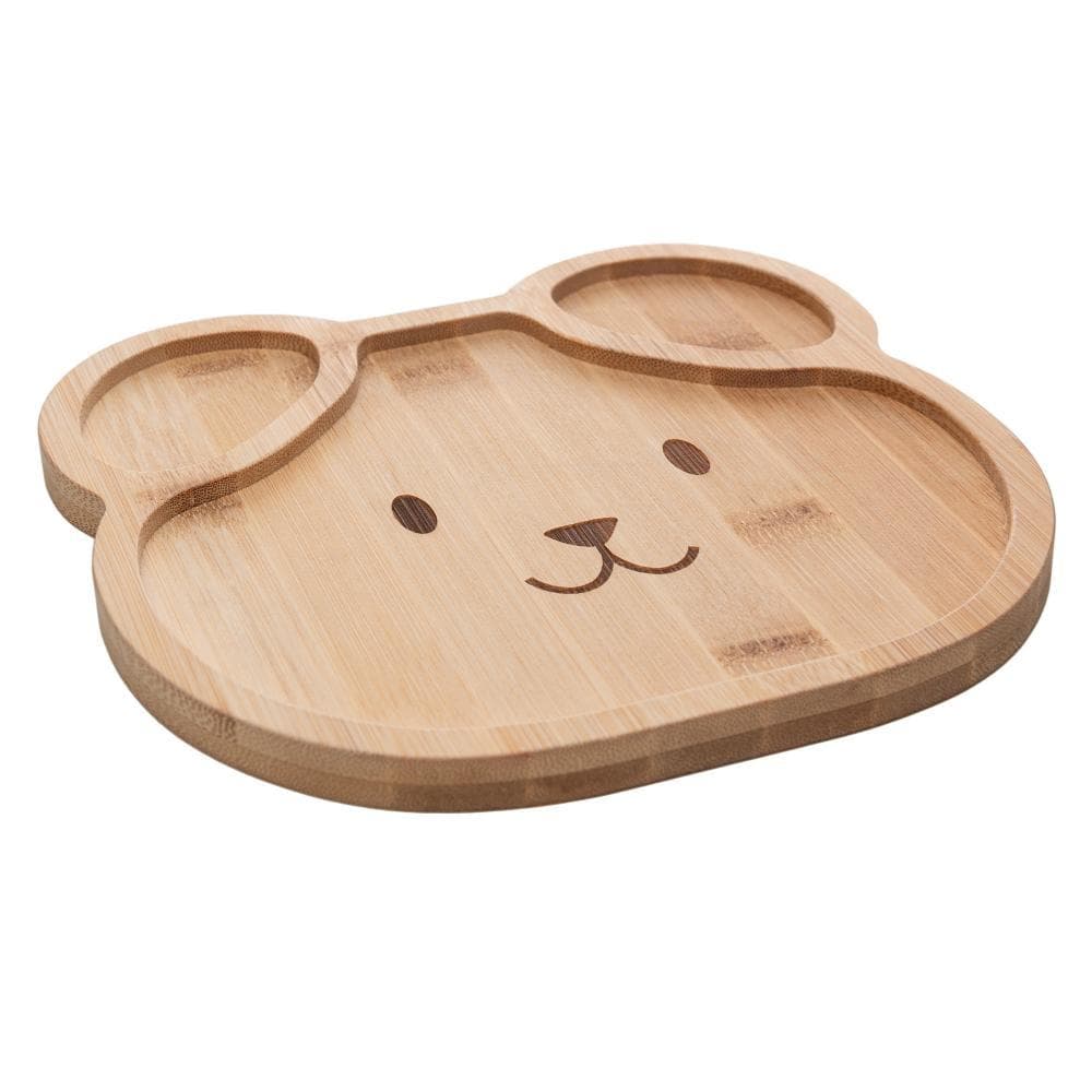 Prato Infantil Lyor Dog 20cm x 20cm x 1,2cm Bambu