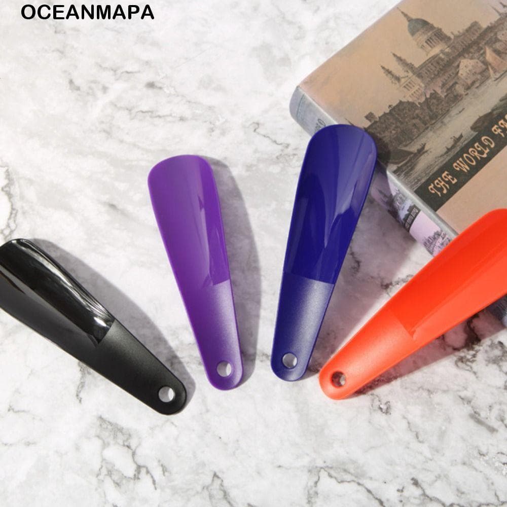 Calçadeira OCEANMAPA 2 Unidades , Alça Deslizante Em Formato De Colher De Plástico , Levantador De Sapato Leve E Resiste