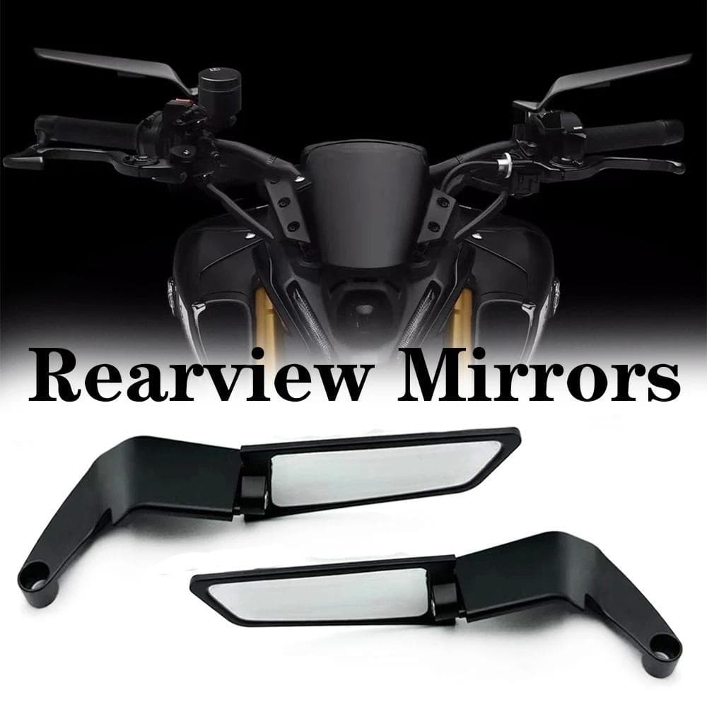 Para Yamaha MT10 MT09 MT07 MT125 Motocicleta Asa De Vento Fixa Lâmina Modificada Espelho Retrovisor Competitivo Reverso 