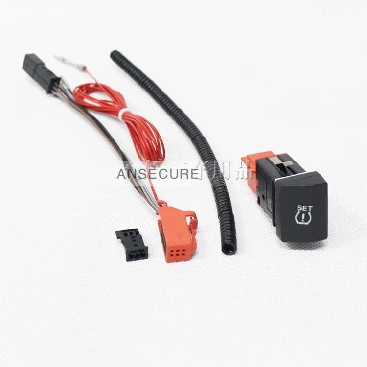 Botão E Cabo Do Interruptor De Aviso De Pressão Dos Pneus TPMS Para Skoda Excelente 3T0927127B 2009-2015