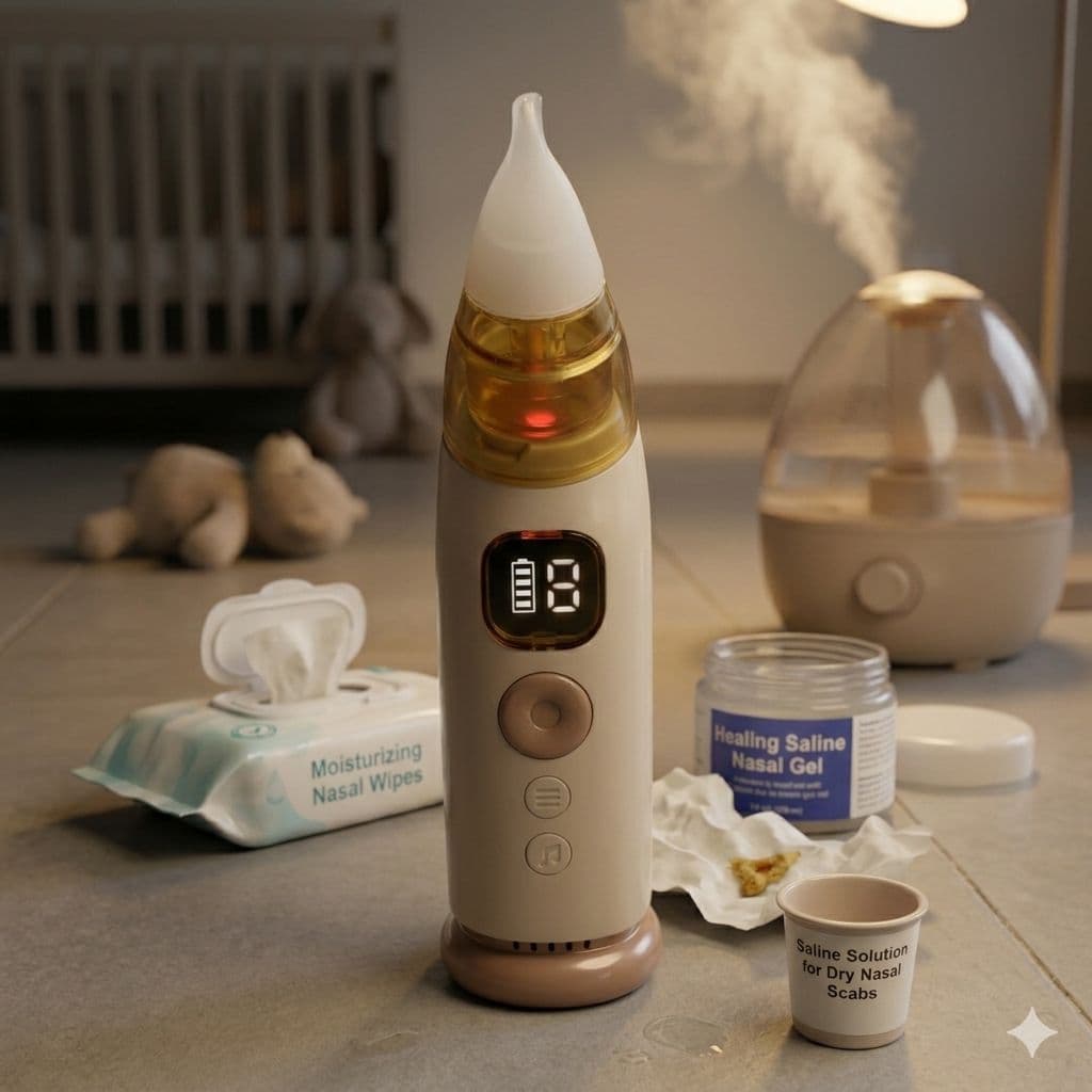 Aspirador Nasal Elétrico – 9 Níveis de Sucção com Música Relaxante