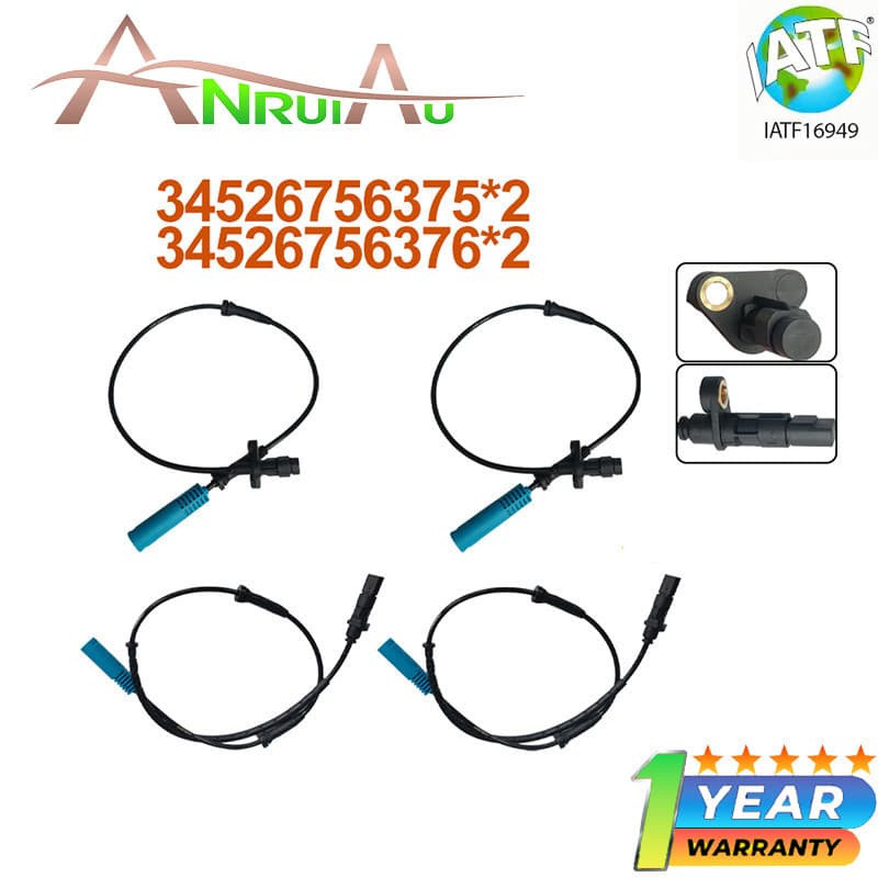 Sensores De Velocidade Da Roda ABS Dianteiro E Traseiro Esquerdo Direito , 4 Unidades , Para BMW 525i 528i 530i 540i M5 