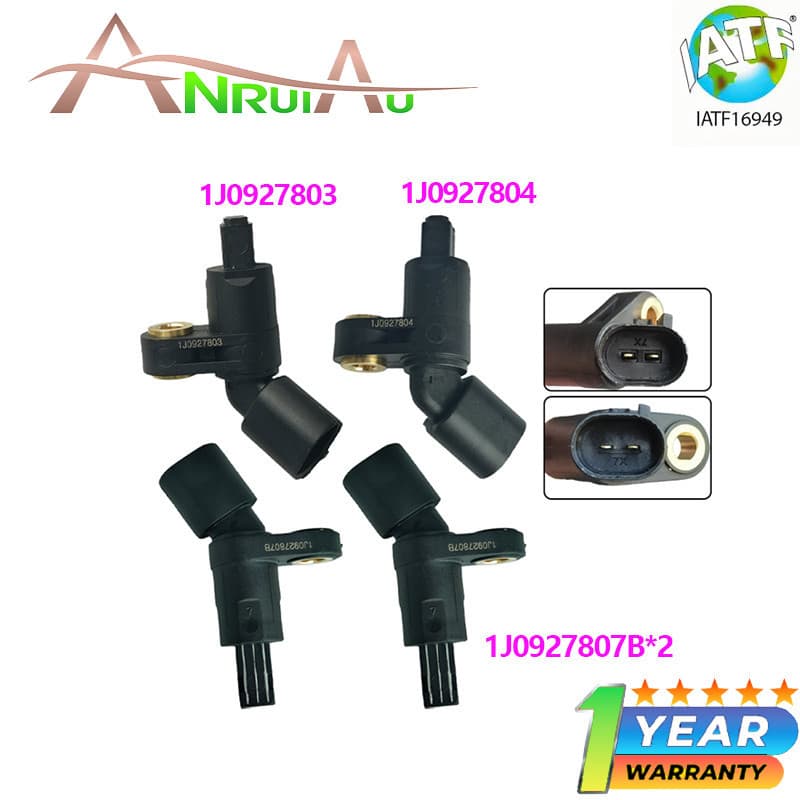 Conjunto Completo De Sensores De Velocidade Da Roda ABS Dianteiro E Traseiro Para Volkswagen Golf MK4 A3 Skoda Seat B603