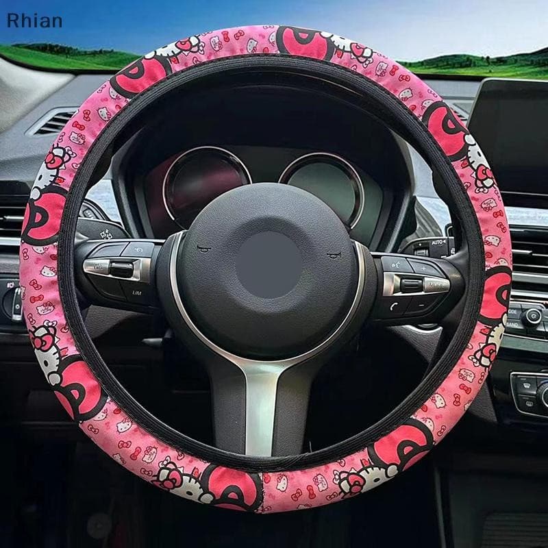 [Rhian] Capas Universais Para Volante De 15 Polegadas Com Elasticidade Antiderrapante Acessórios Carro Protetor De COD