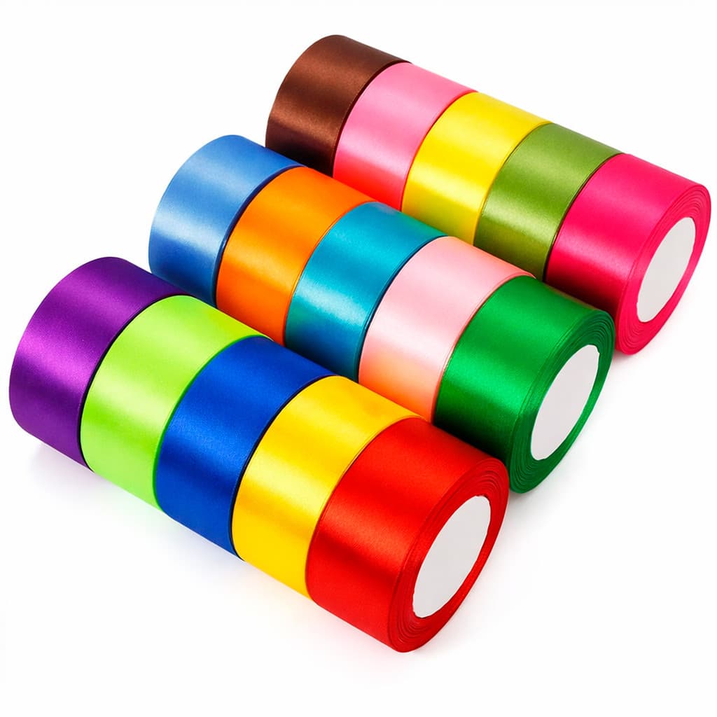 Fita de Cetim Nº 9 38mm – Cor à Escolha – 11m, 23m ou 45m – Artesanato